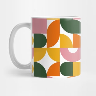 Minimal Bauhaus style pattern Mug